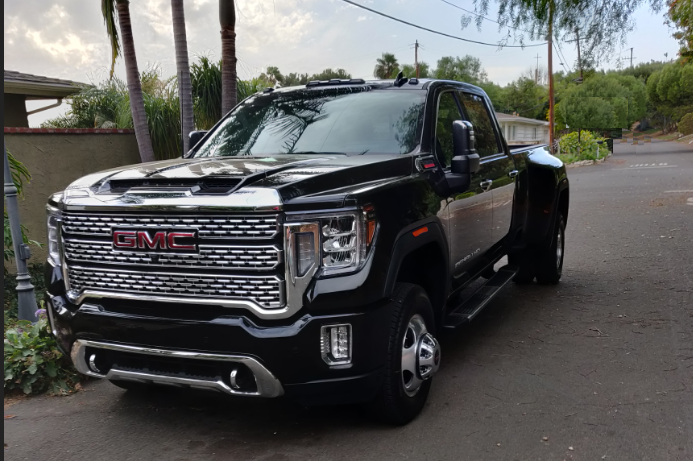 gmc dually 3500 denali front view